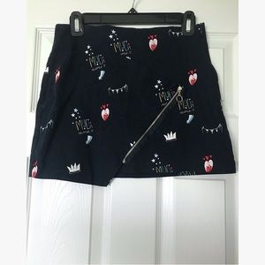 Zara Navy Much More Mini Skirt